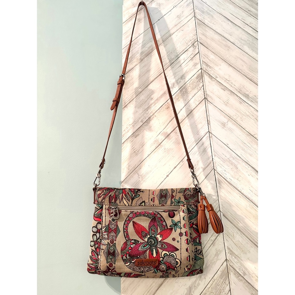 Sakroots- Floral Crossbody Bag
